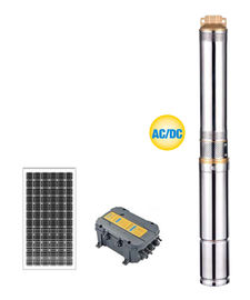 Sistema solare di pompaggio dell'acqua della ventola di plastica CC/di CA HYBIRD, pompa idraulica domestica