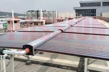 Collettore solare dell'acqua calda di alta efficienza con il tubo a vuoto e la struttura d'acciaio galvanizzata