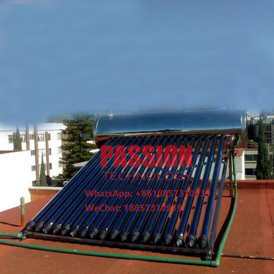 304 riscaldamento dell'acqua solare ad alta pressione dello scaldabagno 250 solari di acciaio inossidabile Presssure