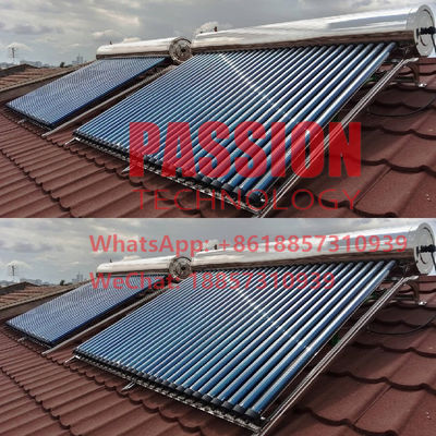 Impianto termico solare solare del condotto termico del compatto dello scaldabagno 300L di Presssure del tetto