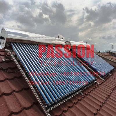 Riscaldamento dell'acqua solare di Presssure del tetto dello scaldabagno solare propenso 304 di acciaio inossidabile
