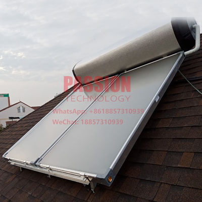 collettore solare del riscaldamento solare di Heater Black Chrome Flat Panel dell'acqua della lamina piana 250L