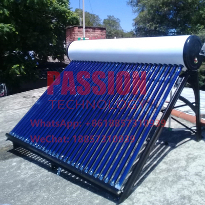 Collettore solare solare di acciaio inossidabile dello scaldabagno 300L del tubo a vuoto di Intagrated