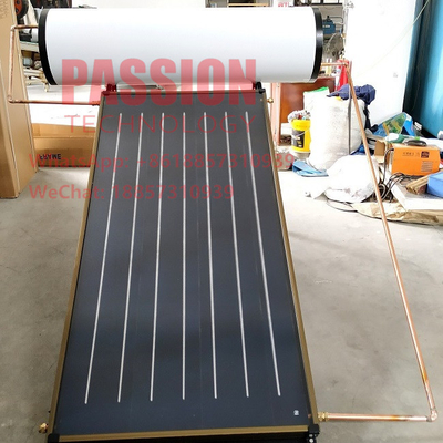 collettore solare dello schermo piatto solare dello scaldabagno 2m2 della lamina piana di pressione 200L