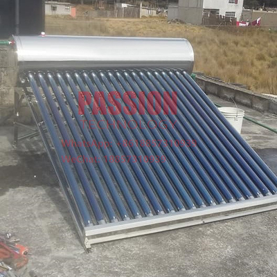 Lo scaldabagno solare 300L di acciaio inossidabile 201 non fa pressione sul collettore solare
