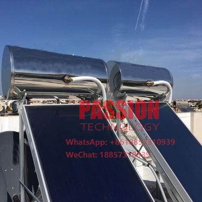 radiatore termico solare blu solare della lamina piana del film dello scaldabagno 300L dello schermo piatto 200L