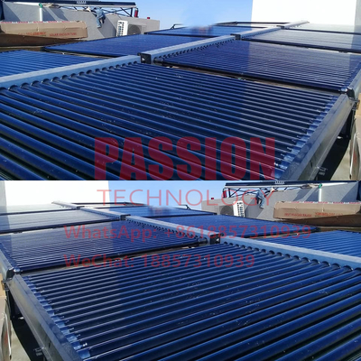 collettore solare di calore di Sun di Heater Galvanized Steel Vacuum Tube dell'acqua dell'hotel 2000L