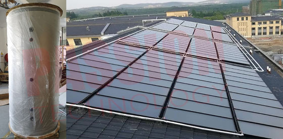 2000L Piatto piatto riscaldatore d'acqua solare a pressione Collettore di riscaldamento solare